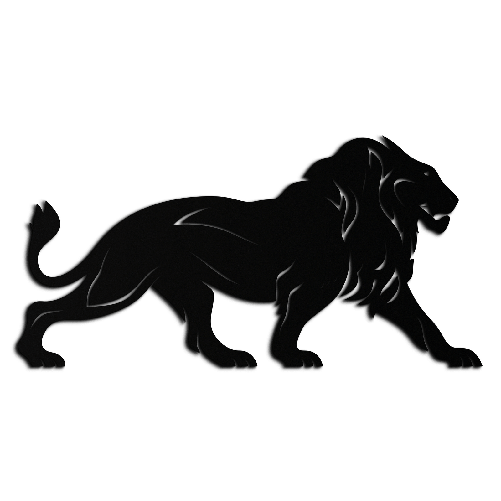 Majestic Lion Wall Art - Steel Wall Decor for Home and Office -KAF002