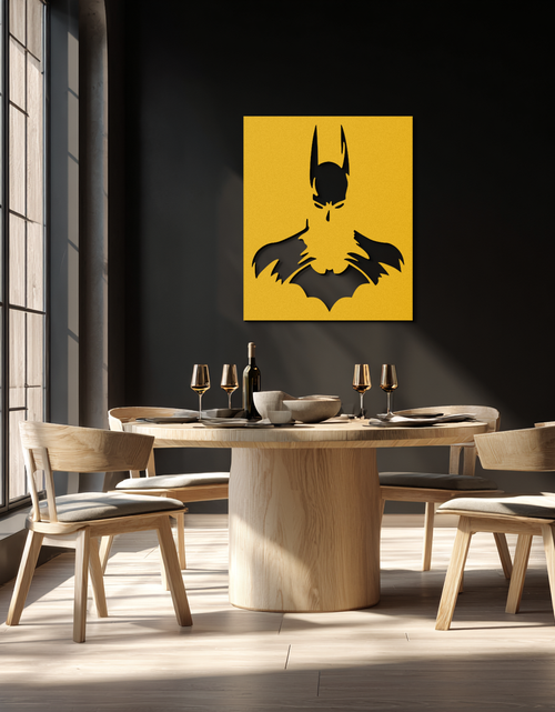 Load image into Gallery viewer, Dark Knight Metal Wall Art - Modern Steel Wall Decor - KAF034