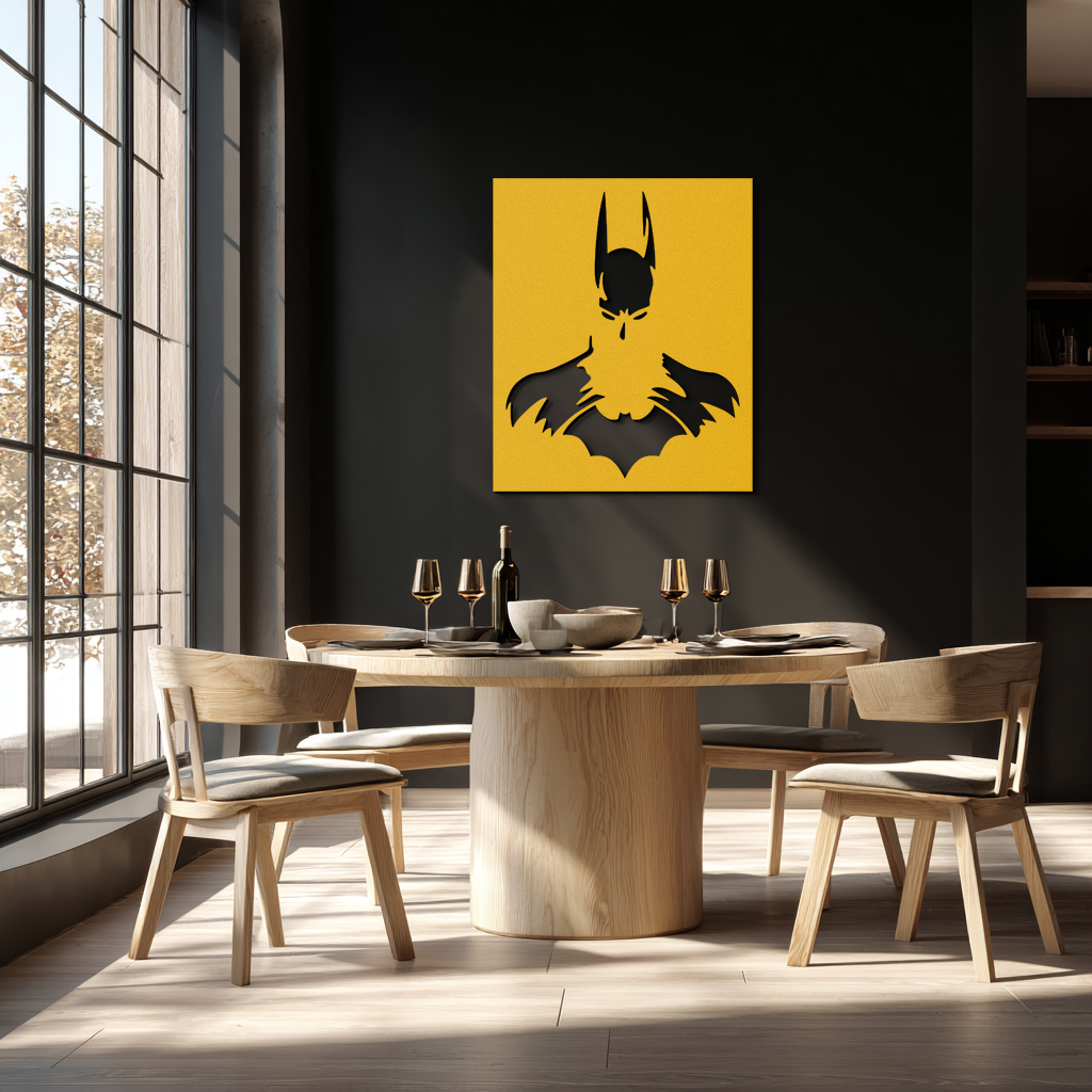Dark Knight Metal Wall Art - Modern Steel Wall Decor - KAF034