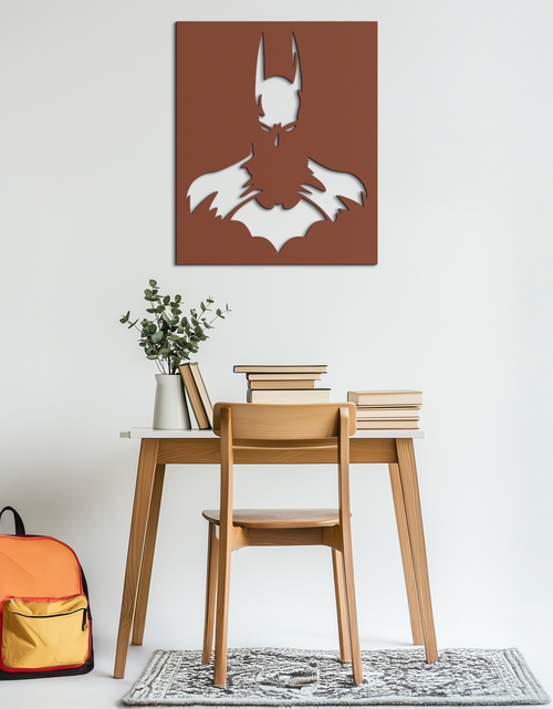 Load image into Gallery viewer, Dark Knight Metal Wall Art - Modern Steel Wall Decor - KAF034