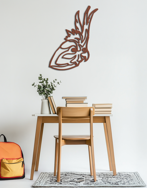 Load image into Gallery viewer, Rooster Metal Wall Art - Modern Farmhouse Steel Decor - KAF037