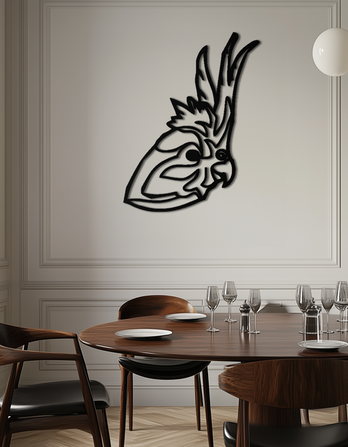 Load image into Gallery viewer, Rooster Metal Wall Art - Modern Farmhouse Steel Decor - KAF037