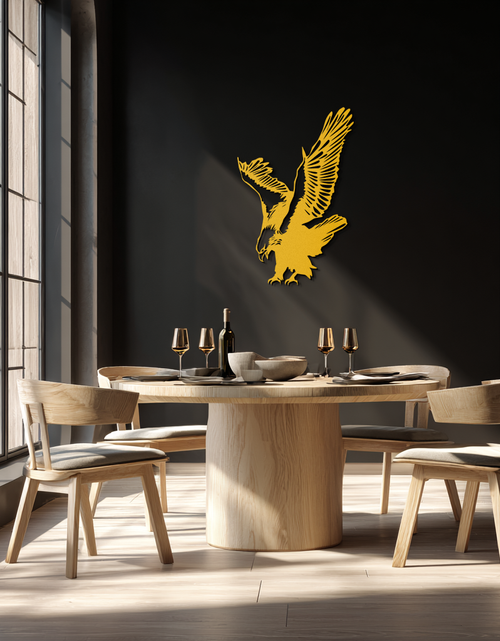 Load image into Gallery viewer, Majestic Eagle Metal Wall Art - Powerful Steel Bird Silhouette - KAF059