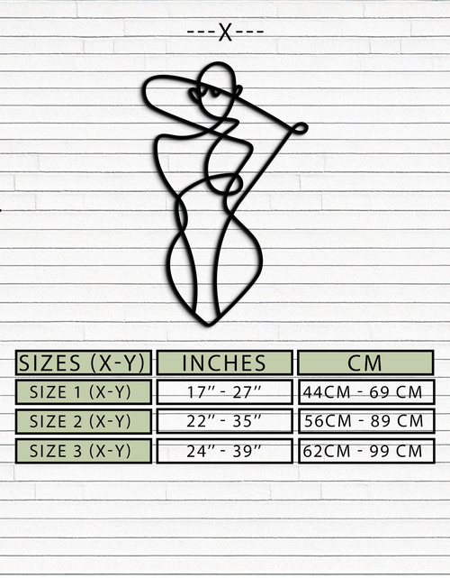 Load image into Gallery viewer, Minimalist Abstract Female Form Metal Wall Art – Modern Line Art Sculpture - KAF069
