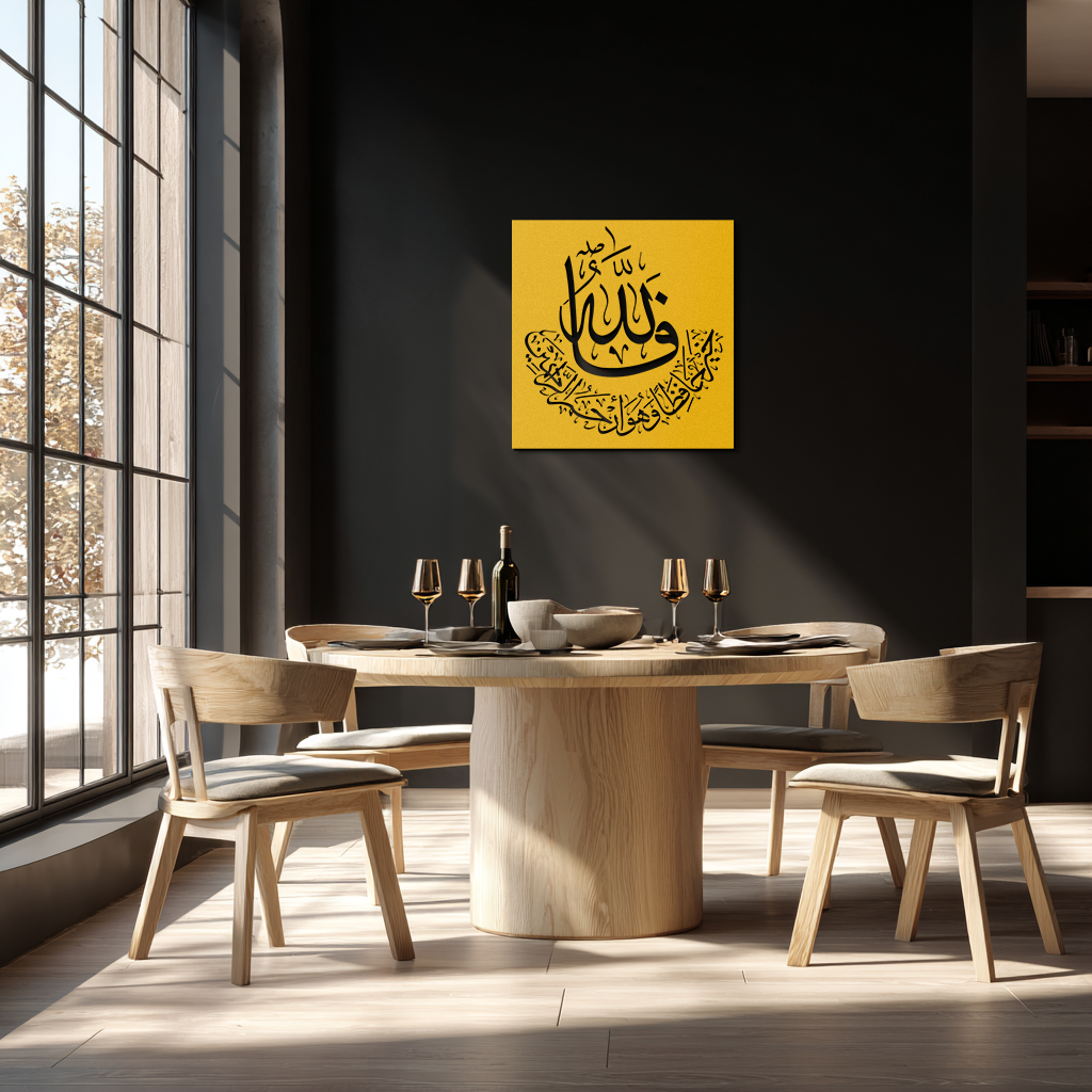 Yusuf 12 Metal Wall Art - Islamic Calligraphy Home Decor - KAF075