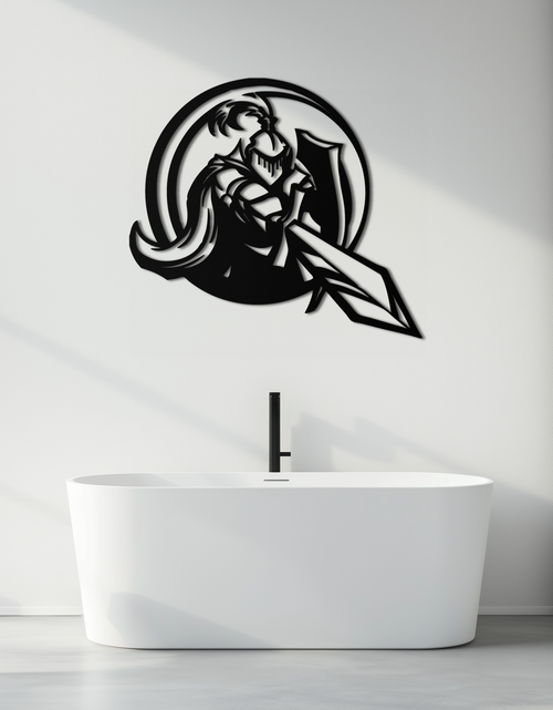 Load image into Gallery viewer, Knight Metal Wall Art - Medieval Warrior Wall Decor - KAF089