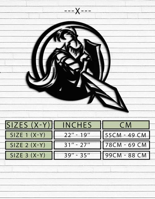 Load image into Gallery viewer, Knight Metal Wall Art - Medieval Warrior Wall Decor - KAF089