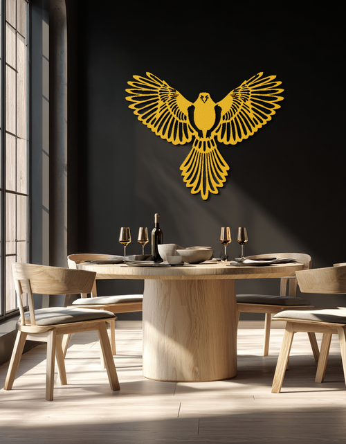Load image into Gallery viewer, Flying Bird Metal Wall Art – Modern Minimalist Bird Silhouette Wall Decor - KAF104