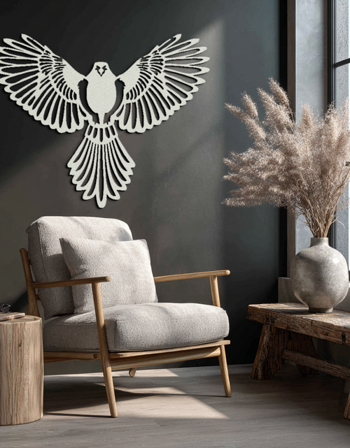 Load image into Gallery viewer, Flying Bird Metal Wall Art – Modern Minimalist Bird Silhouette Wall Decor - KAF104