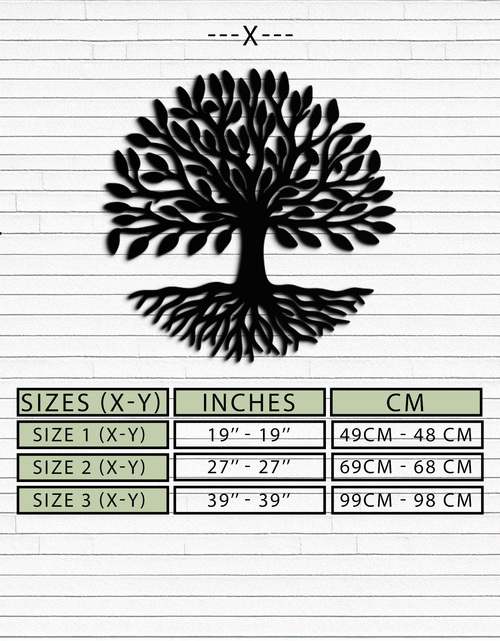 Load image into Gallery viewer, Tree of Life Metal Wall Art - Modern Steel Nature-Inspired Decor - KAF112
