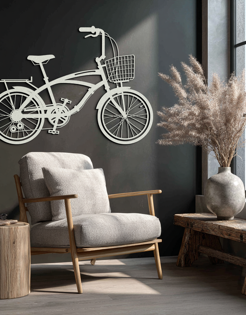 Load image into Gallery viewer, Bicycle Metal Wall Art - Modern Industrial Bike Decor - KAF124