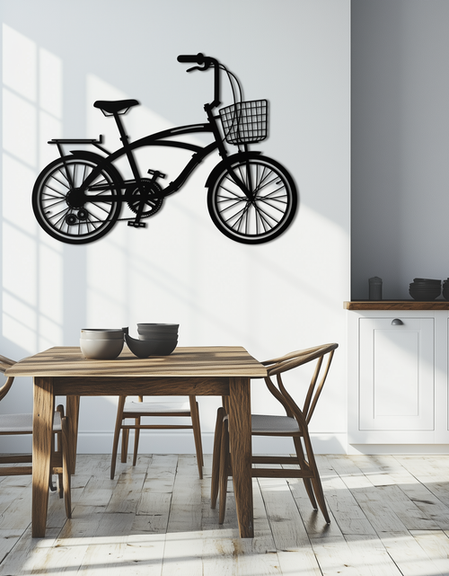 Load image into Gallery viewer, Bicycle Metal Wall Art - Modern Industrial Bike Decor - KAF124