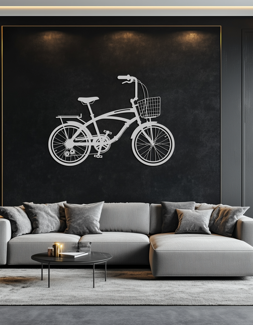 Load image into Gallery viewer, Bicycle Metal Wall Art - Modern Industrial Bike Decor - KAF124
