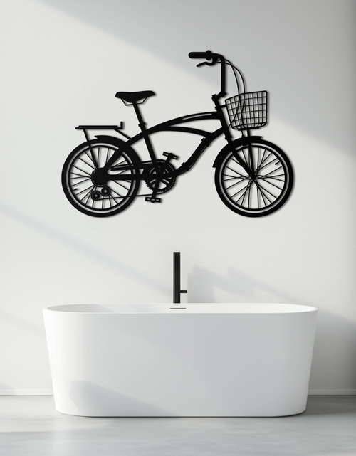 Load image into Gallery viewer, Bicycle Metal Wall Art - Modern Industrial Bike Decor - KAF124