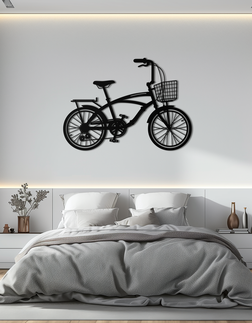 Load image into Gallery viewer, Bicycle Metal Wall Art - Modern Industrial Bike Decor - KAF124