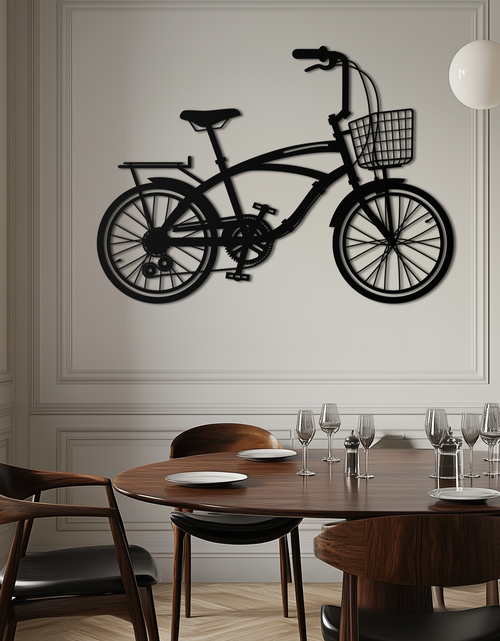 Load image into Gallery viewer, Bicycle Metal Wall Art - Modern Industrial Bike Decor - KAF124
