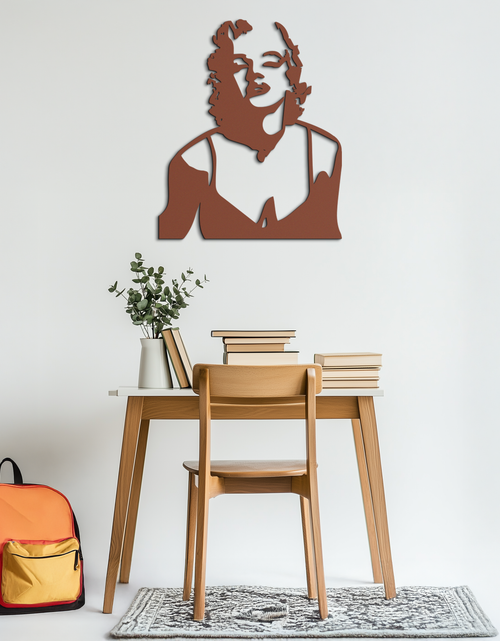 Load image into Gallery viewer, Glamorous Marilyn Monroe Metal Wall Art – Iconic Pop Art Steel Decor - KAF153