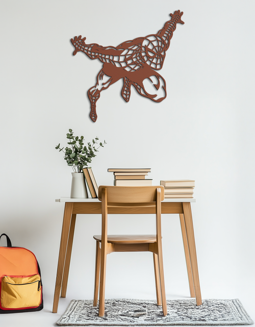 Load image into Gallery viewer, Spider-Man Metal Wall Art - Geometric Superhero Wall Decor - KAF155