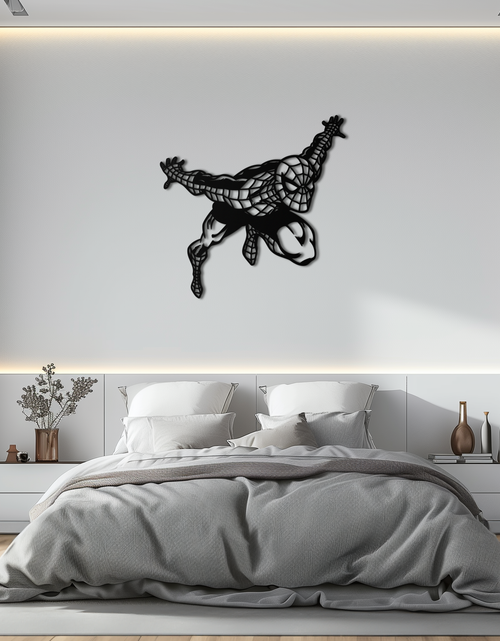 Load image into Gallery viewer, Spider-Man Metal Wall Art - Geometric Superhero Wall Decor - KAF155