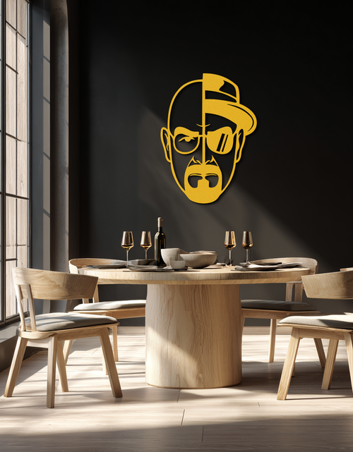 Load image into Gallery viewer, Walter White Metal Wall Art - Iconic TV Show Decor- KAF183
