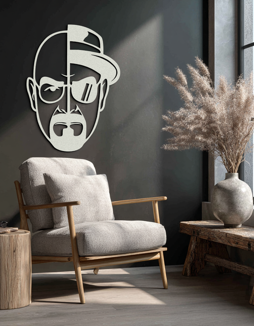 Load image into Gallery viewer, Walter White Metal Wall Art - Iconic TV Show Decor- KAF183