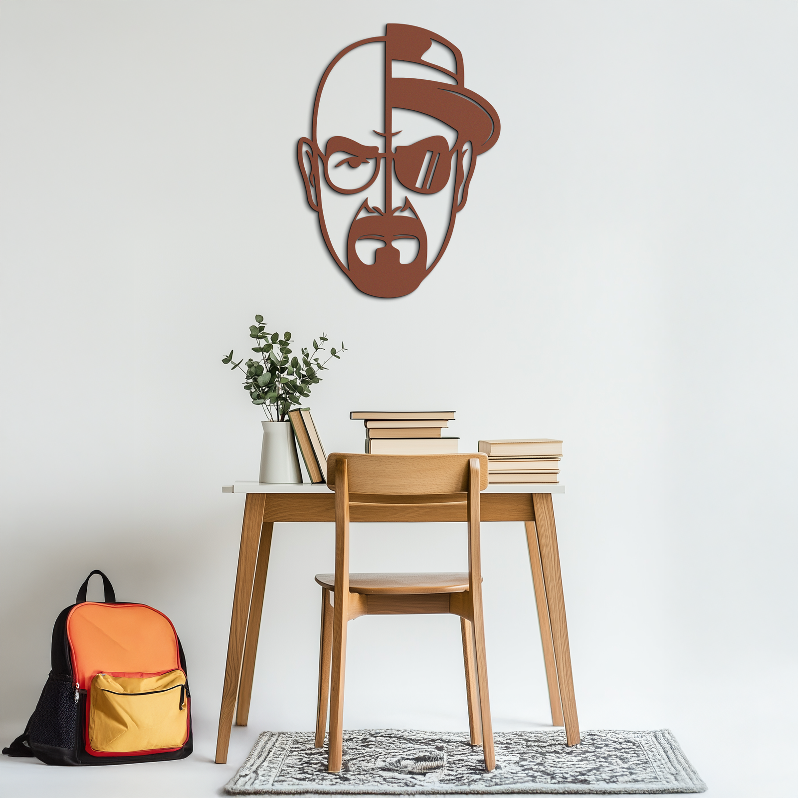 Walter White Metal Wall Art - Iconic TV Show Decor- KAF183