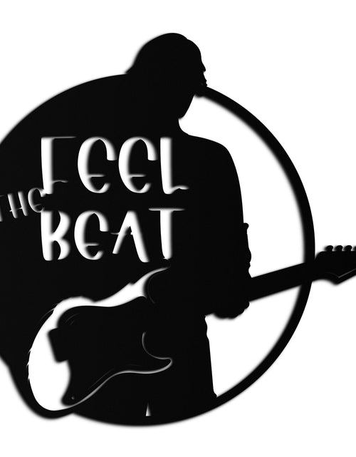 Load image into Gallery viewer, Feel the Beat Metal Wall Art - Music-Inspired Decor - KAF210