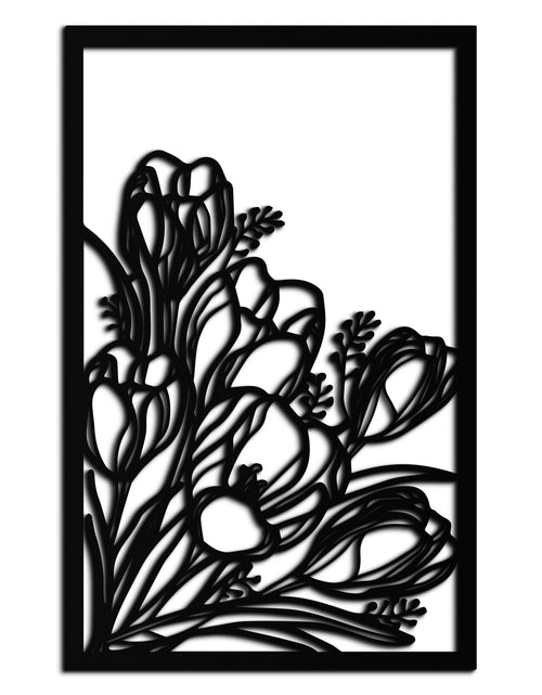 Load image into Gallery viewer, Floral Metal Wall Art – Elegant Botanical Home Decor - KAF219