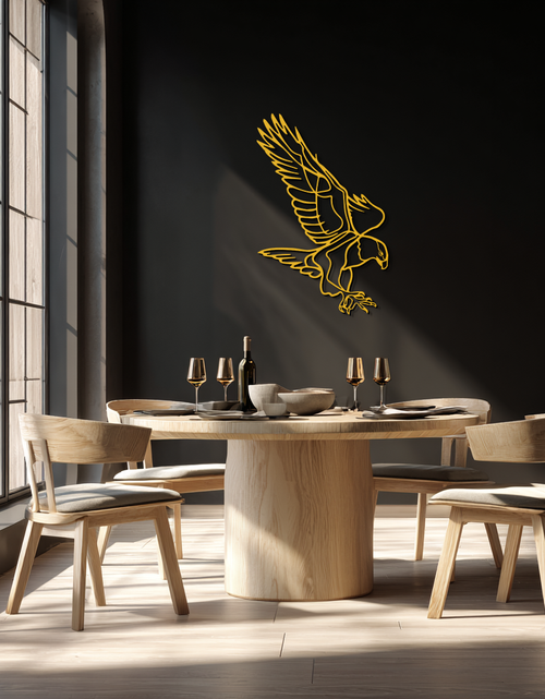 Load image into Gallery viewer, Eagle Metal Wall Art – Bold & Majestic Bird Decor - KAF271