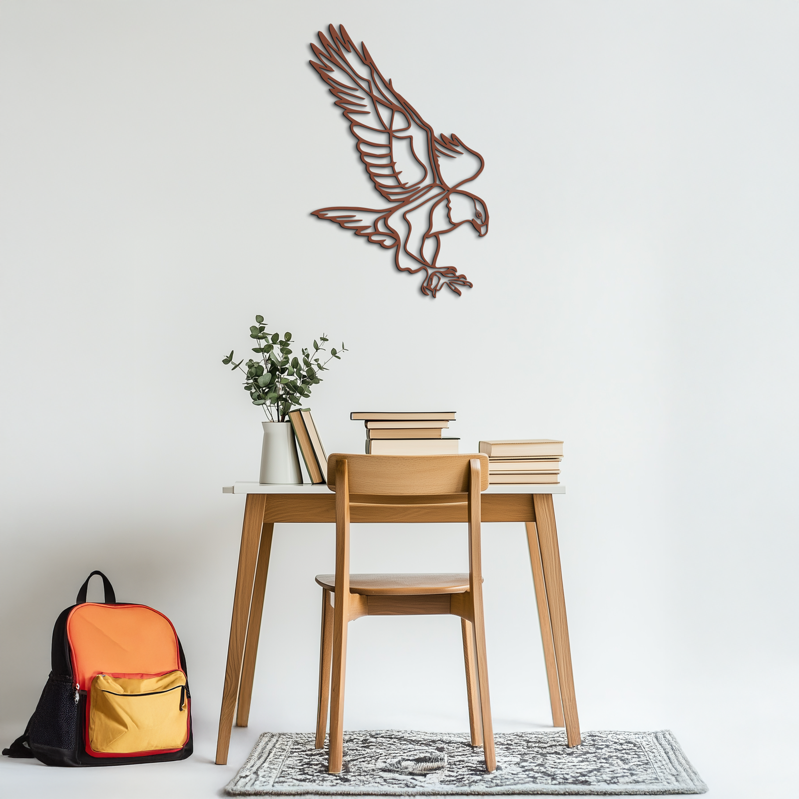 Eagle Metal Wall Art – Bold & Majestic Bird Decor - KAF271