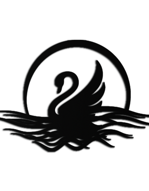 Load image into Gallery viewer, Elegant Swan on Lake Metal Wall Art – Serene Black Steel Decor for Modern, Nature-Inspired Home Interiors- KAF465