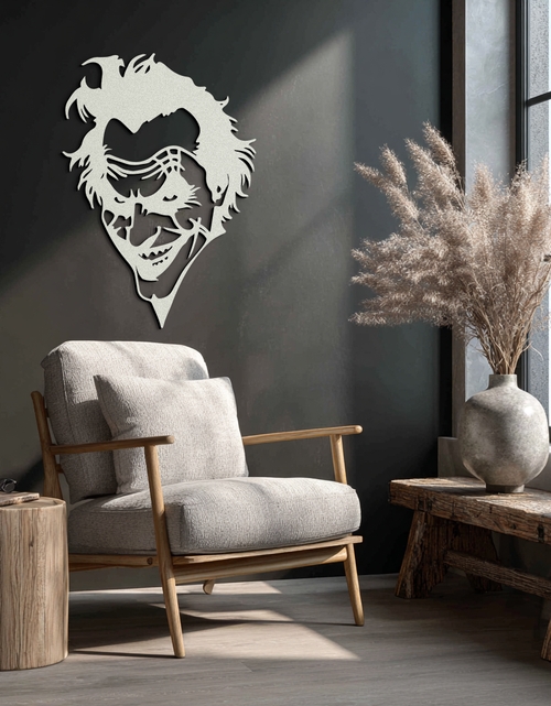 Load image into Gallery viewer, Joker Metal Wall Art - Iconic Villain Steel Silhouette for Bold Interiors - KAF469