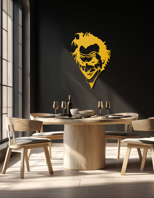 Load image into Gallery viewer, Joker Metal Wall Art - Iconic Villain Steel Silhouette for Bold Interiors - KAF469
