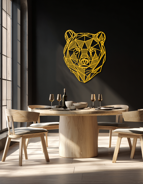 Load image into Gallery viewer, Bear Metal Wall Art - Wild Animal Steel Silhouette for Nature-Inspired Decor- KAF475