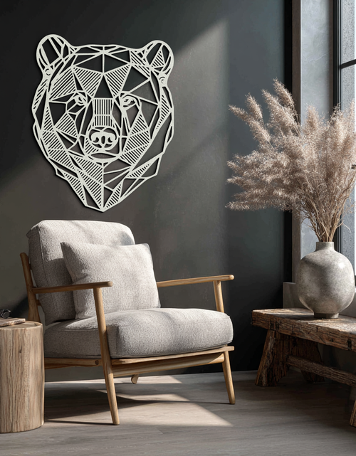 Load image into Gallery viewer, Bear Metal Wall Art - Wild Animal Steel Silhouette for Nature-Inspired Decor- KAF475
