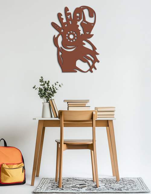 Load image into Gallery viewer, Iron Man Hand Gesture Silhouette Metal Wall Art – Superhero Home Decor- KAF573