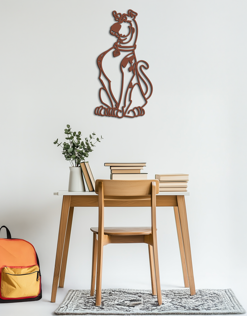 Load image into Gallery viewer, Scooby-Doo Metal Wall Art – Iconic Cartoon Character Silhouette for Fans- KAF657