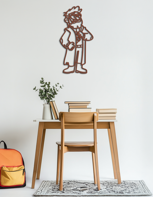 Load image into Gallery viewer, Stanford Pines Metal Wall Art – Gravity Falls-Inspired Silhouette for Fans- KAF664