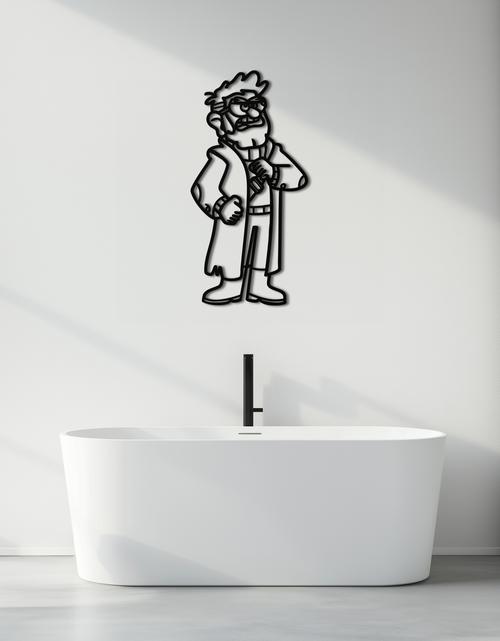 Load image into Gallery viewer, Stanford Pines Metal Wall Art – Gravity Falls-Inspired Silhouette for Fans- KAF664