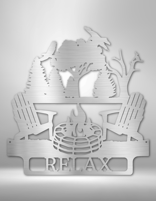 Load image into Gallery viewer, Campfire Personalized Gifts - Custom Metal Sign