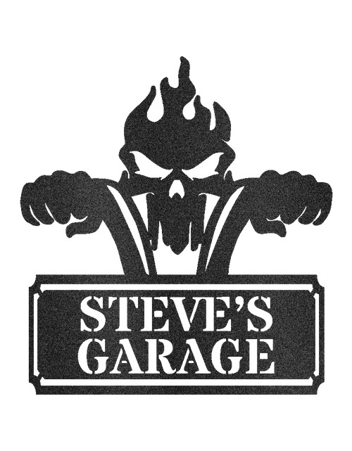 Load image into Gallery viewer, Garage Sign - Custom Metal Sign, Motorcycle Lover Gift, Gift For Father