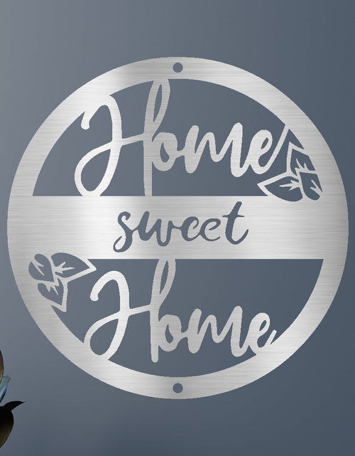 Load image into Gallery viewer, Home Sweet Home Metal Sign - Custom Metal Sign, Housewarming/Wedding Anniversary Gift