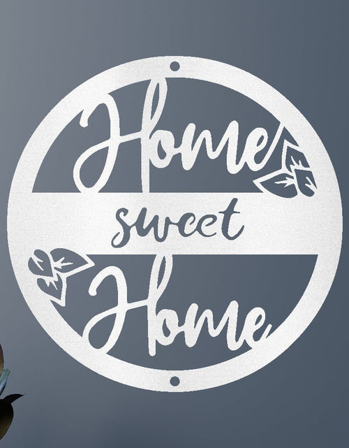 Load image into Gallery viewer, Home Sweet Home Metal Sign - Custom Metal Sign, Housewarming/Wedding Anniversary Gift