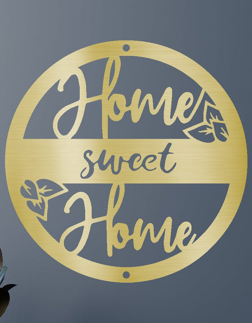 Load image into Gallery viewer, Home Sweet Home Metal Sign - Custom Metal Sign, Housewarming/Wedding Anniversary Gift