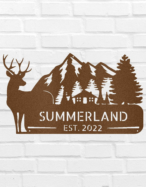 Load image into Gallery viewer, Country Cottage Personalized Gifts - Custom Metal Sign