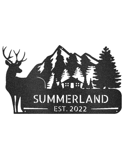 Load image into Gallery viewer, Country Cottage Personalized Gifts - Custom Metal Sign