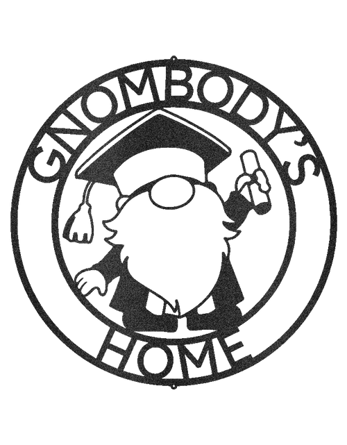 Load image into Gallery viewer, Gnome Graduation Gift Personalized Gifts - Custom Metal Sign