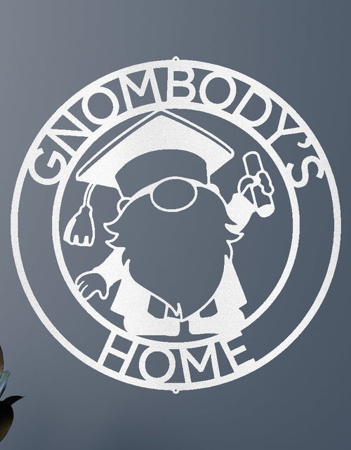 Load image into Gallery viewer, Gnome Graduation Gift Personalized Gifts - Custom Metal Sign