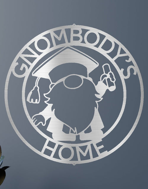 Load image into Gallery viewer, Gnome Graduation Gift Personalized Gifts - Custom Metal Sign