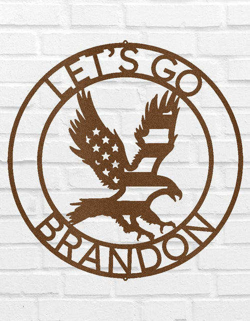 Load image into Gallery viewer, Let's Go Brandon Personalized Gifts - Custom Metal Sign